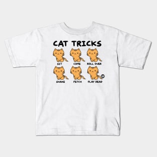 cat tricks Kids T-Shirt